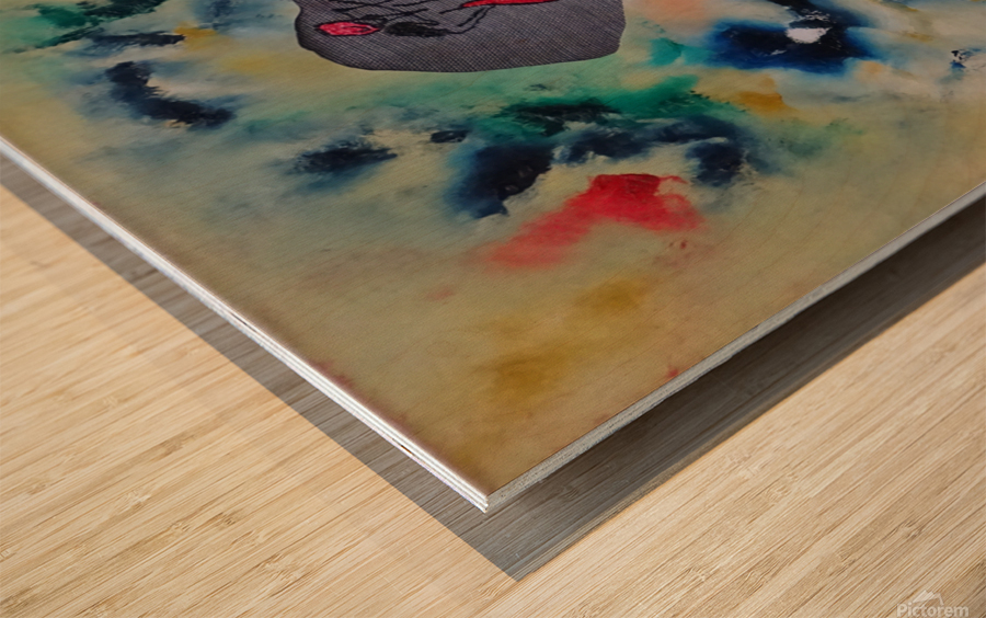 Abstract Paintings: Tango III Wood print