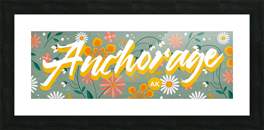 Anchorage Foxtrot Picture Frame Printing
