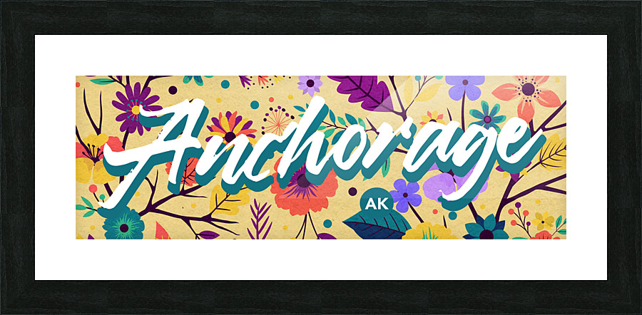 Anchorage Delta Picture Frame Printing