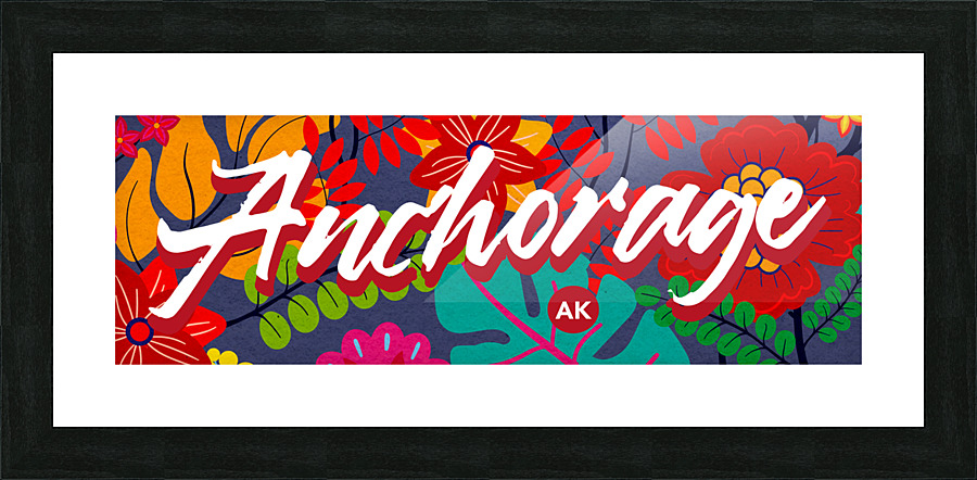 Anchorage Alpha Picture Frame Printing