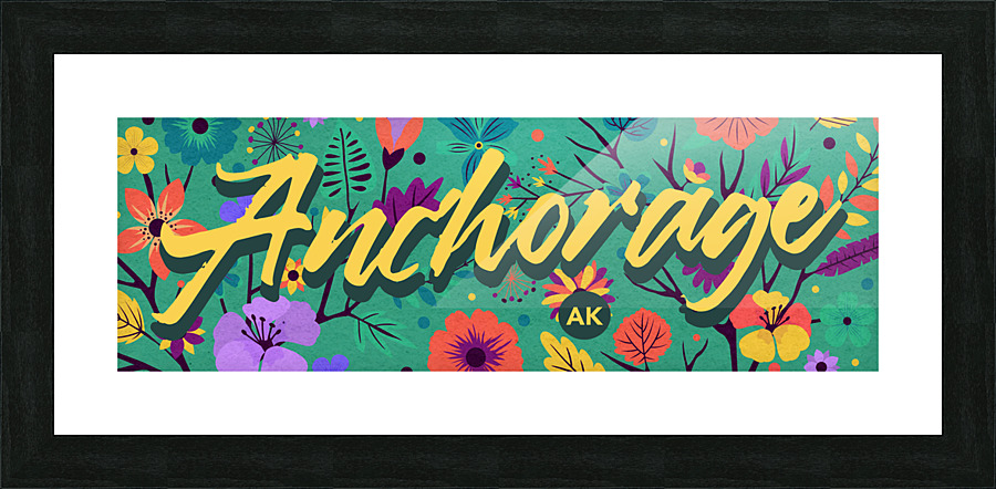 Anchorage Lima Picture Frame Printing