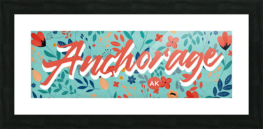 Anchorage Kilo Picture Frame Printing