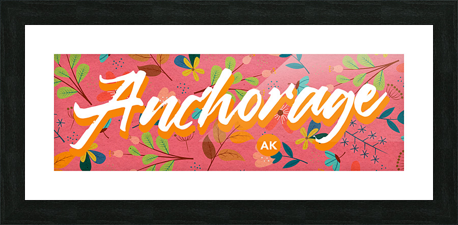 Anchorage November Picture Frame Printing