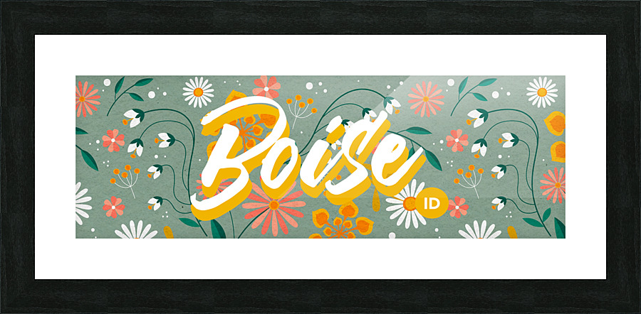 Boise Foxtrot Picture Frame Printing
