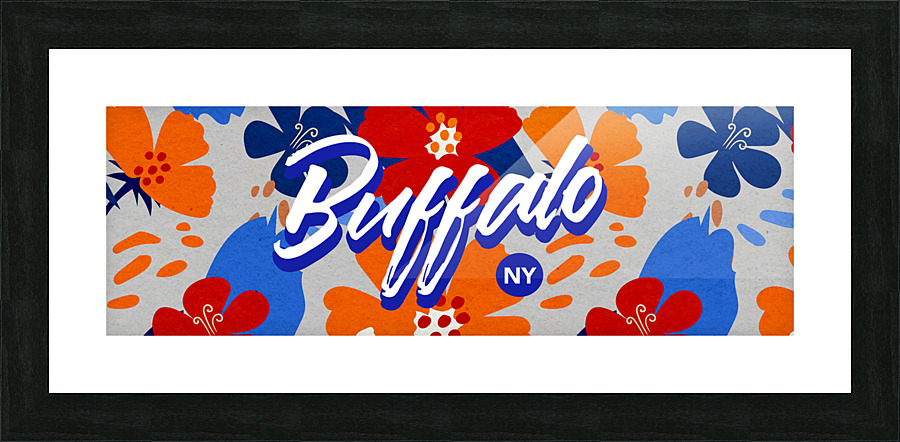 Buffalo Bravo Picture Frame Printing