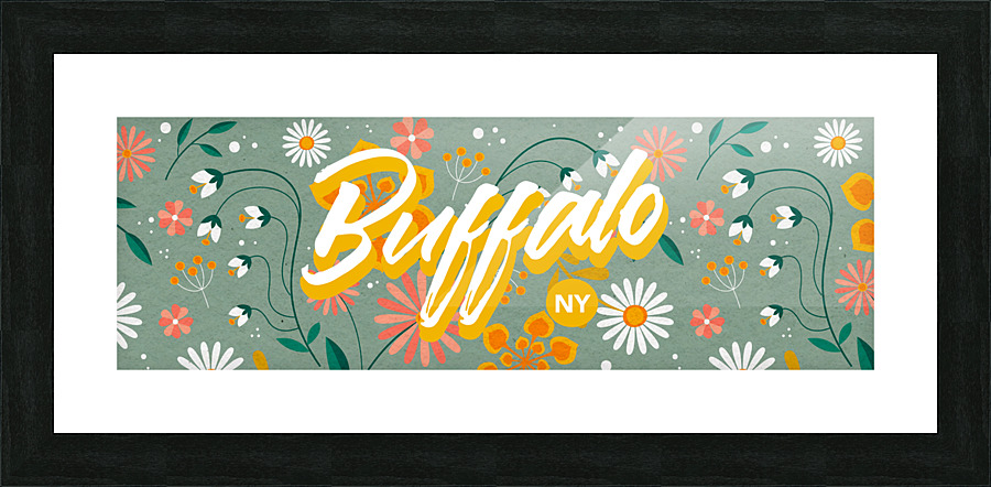 Buffalo Foxtrot Picture Frame Printing