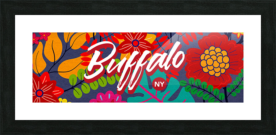 Buffalo Alpha Picture Frame Printing