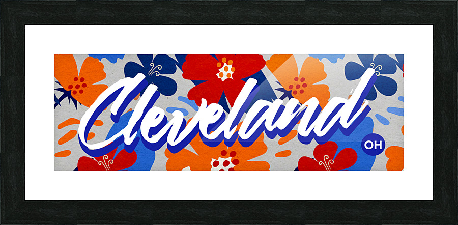 Cleveland Bravo Picture Frame Printing