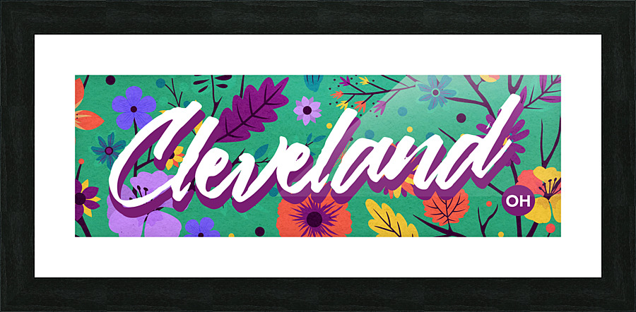 Cleveland Mike Picture Frame Printing