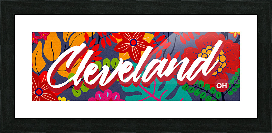 Cleveland Alpha Picture Frame Printing