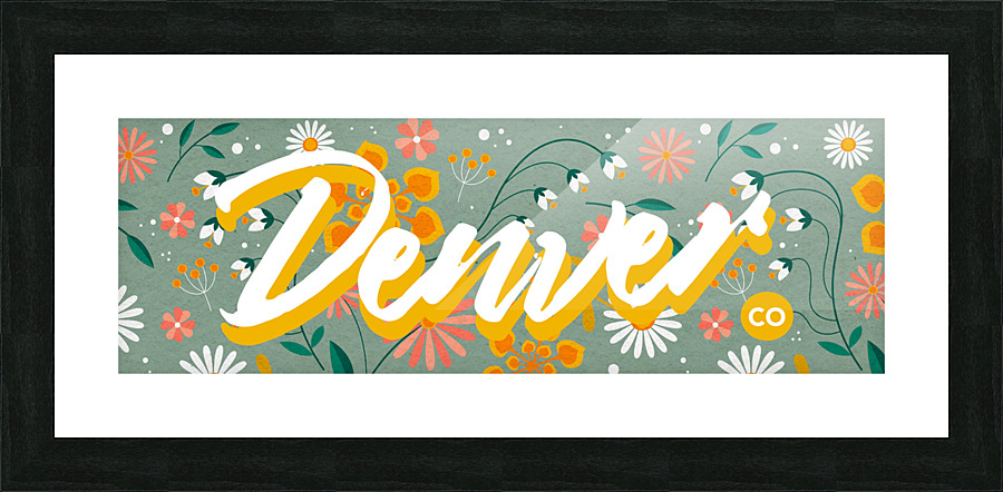 Denver Foxtrot Picture Frame Printing