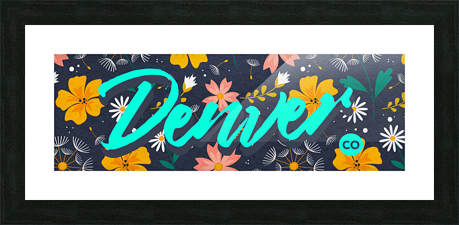 Denver Papa Picture Frame Printing