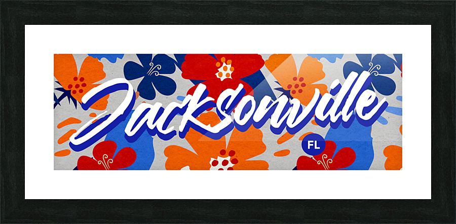 Jacksonville Bravo Picture Frame Printing