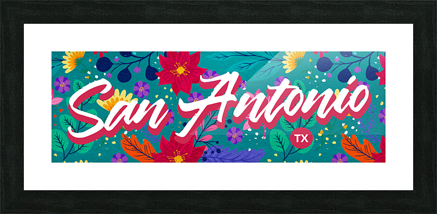 San Antonio Julient Picture Frame Printing