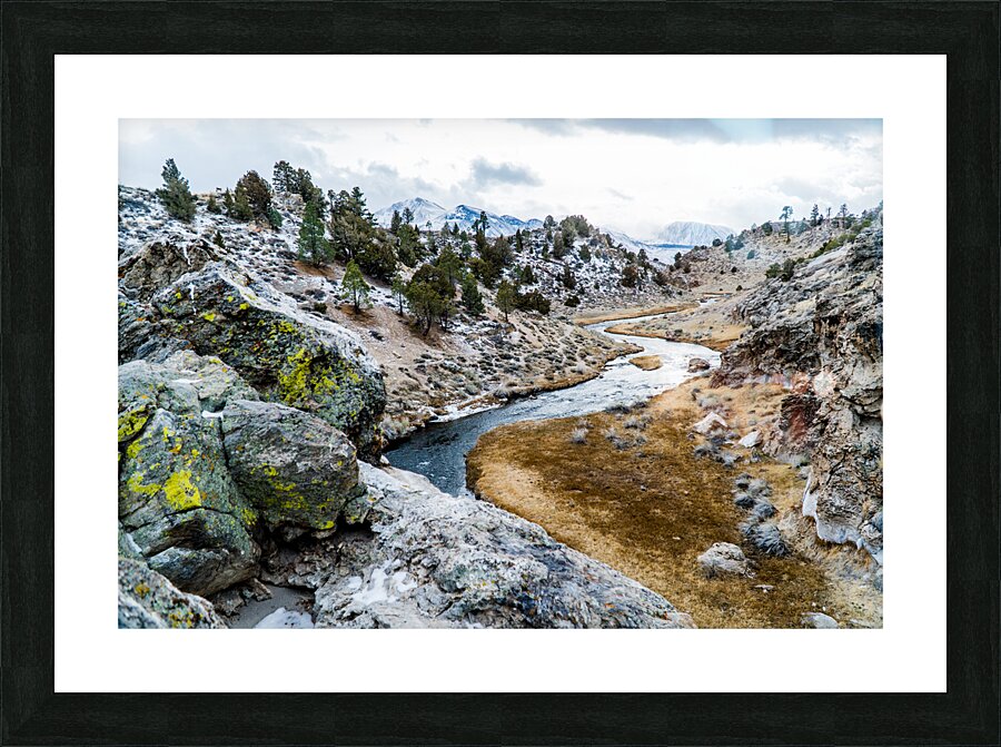 Mammoth River Picture Frame print