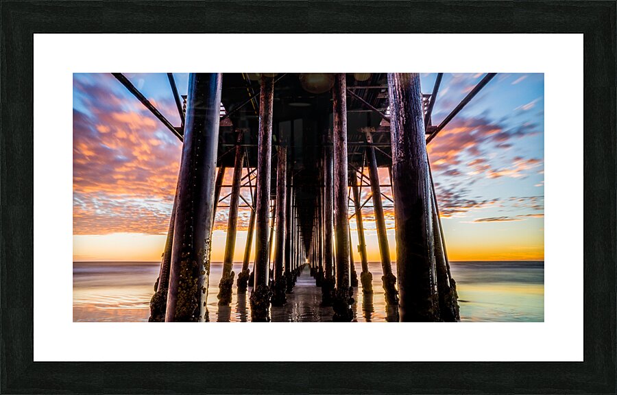 Under The Pier Picture Frame print