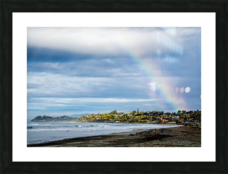 Cardiff Rainbow Picture Frame print