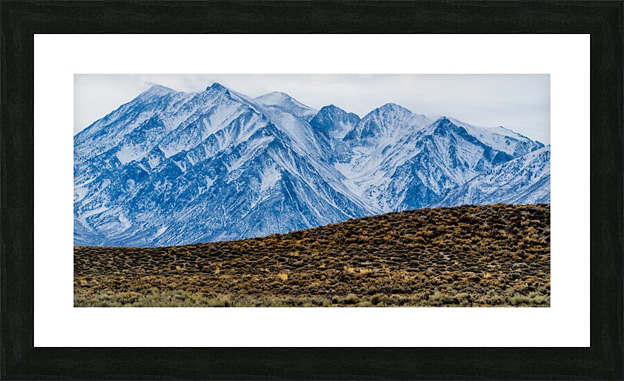 Mammoth Snow Caps Picture Frame print