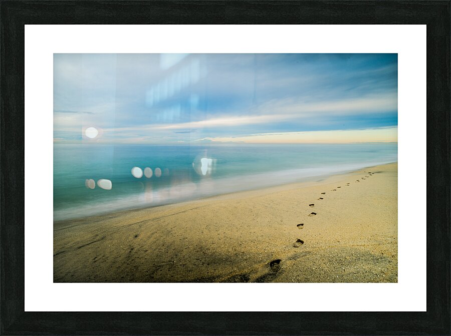 Foot Steps Picture Frame print