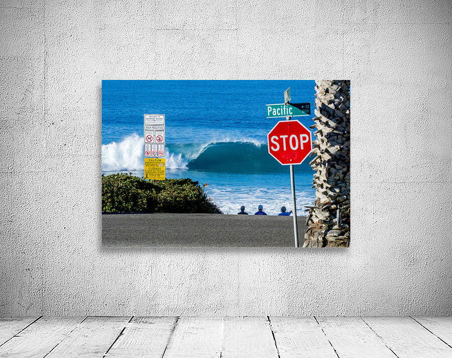 Oceanside Stop Sign Wall Preview