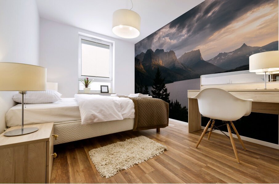 The Last Light Mural print