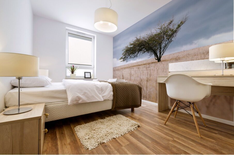 Shaped By Wind Mural print