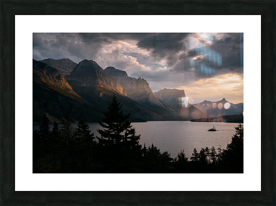 The Last Light Picture Frame print