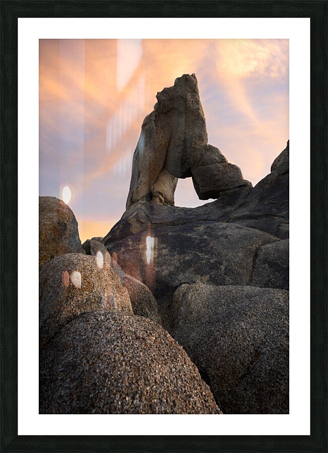Arch At Sunset Picture Frame print