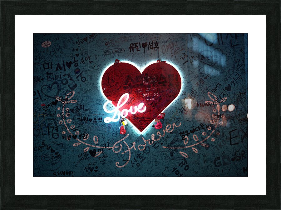 Love Forever Picture Frame print
