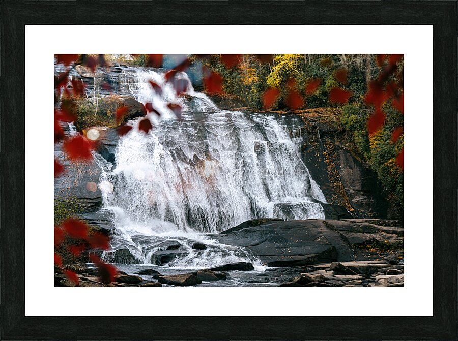 North Carolina Waterfall Picture Frame print