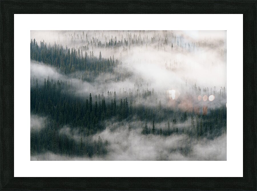 Foggy Mornings In The Valley Picture Frame print