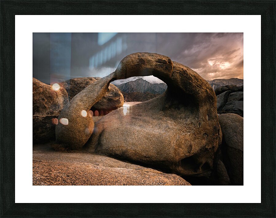 Eye Of The Storm Picture Frame print