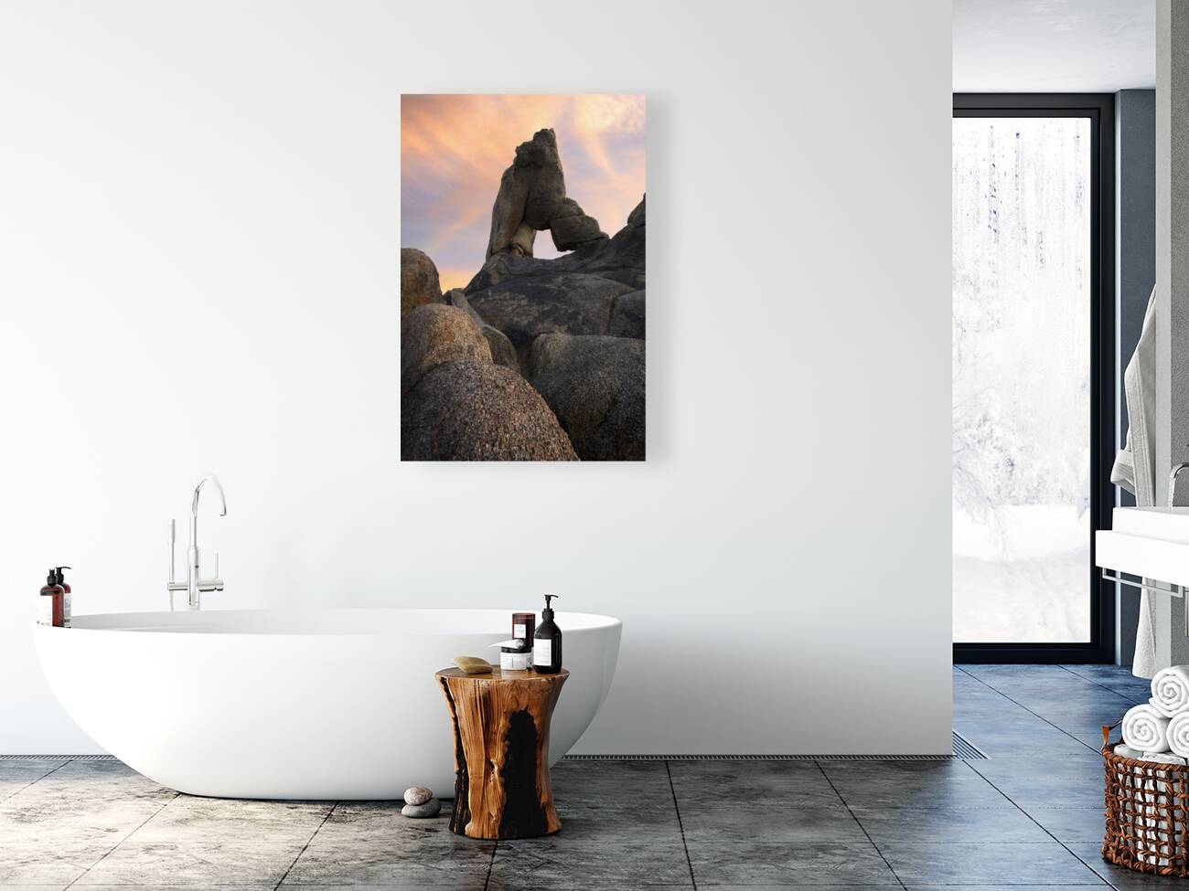 Arch At Sunset Reproduction