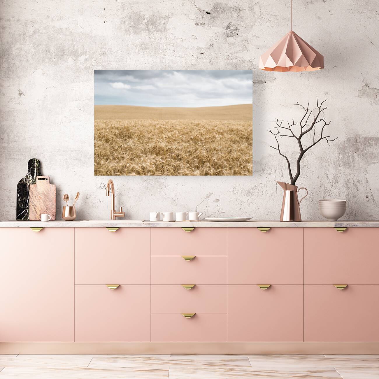 Fields Of Wheat Reproduction