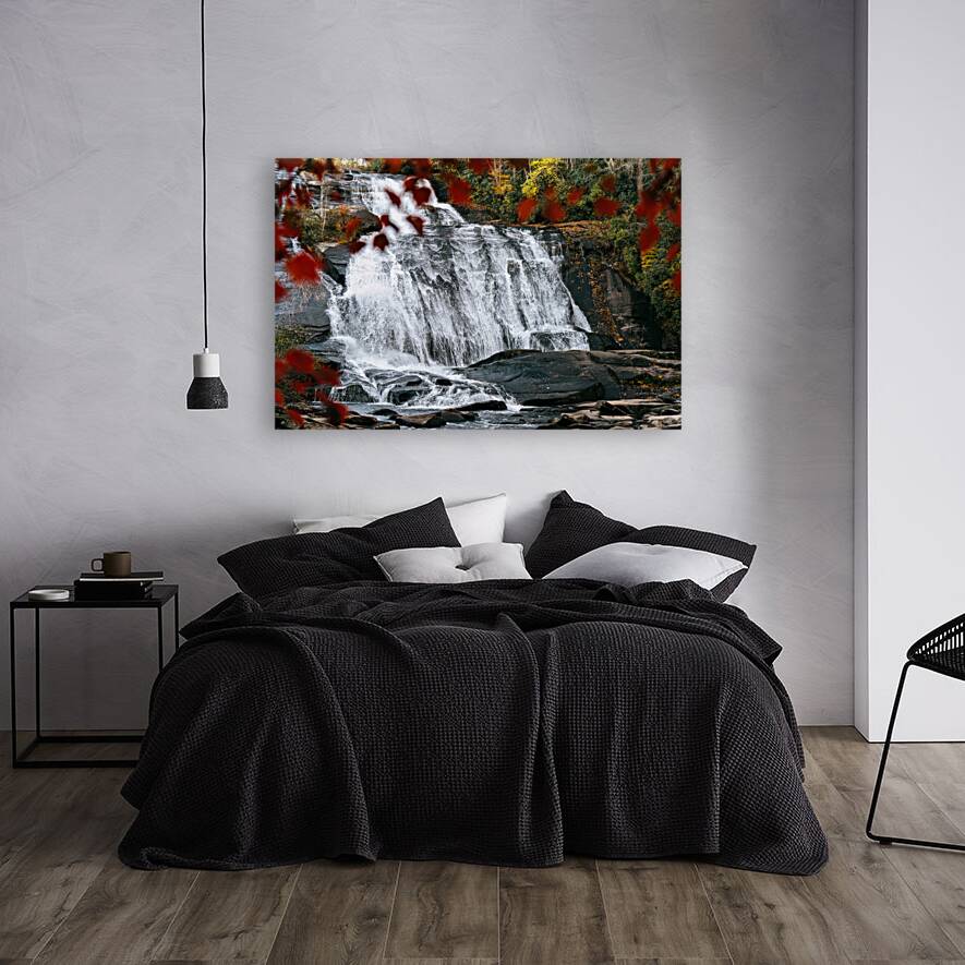 North Carolina Waterfall Reproduction