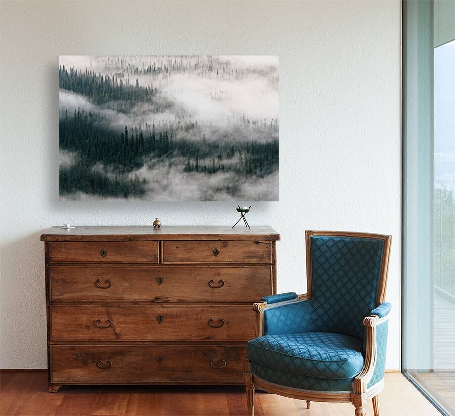 Foggy Mornings In The Valley Reproduction