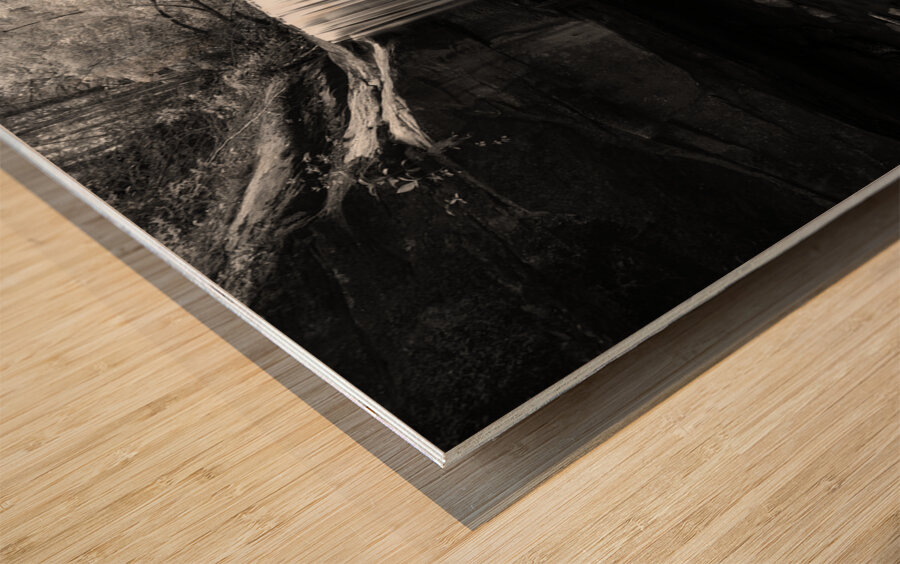 Morning Flows Wood print