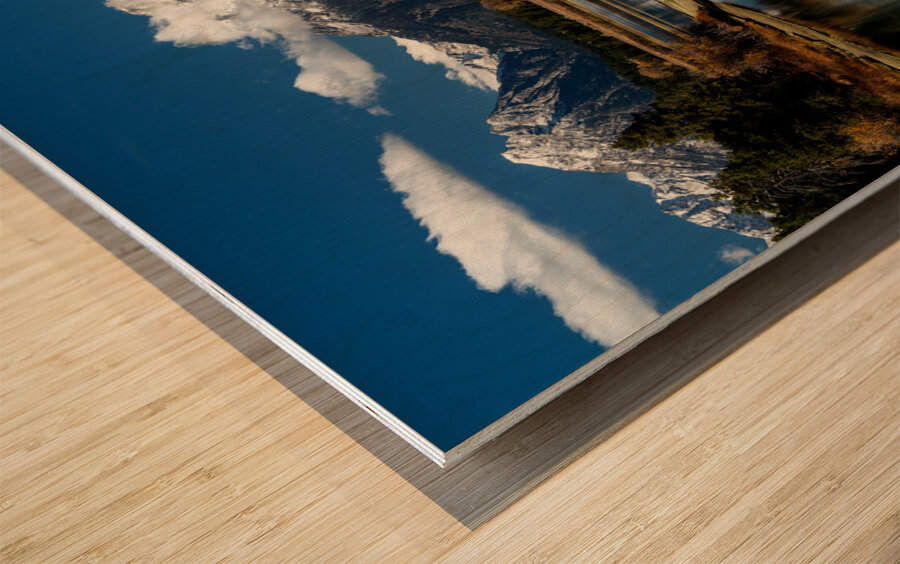 Autumn In Wyoming Wood print