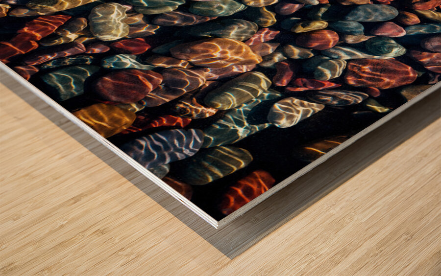 Bowl Of Skittles Wood print