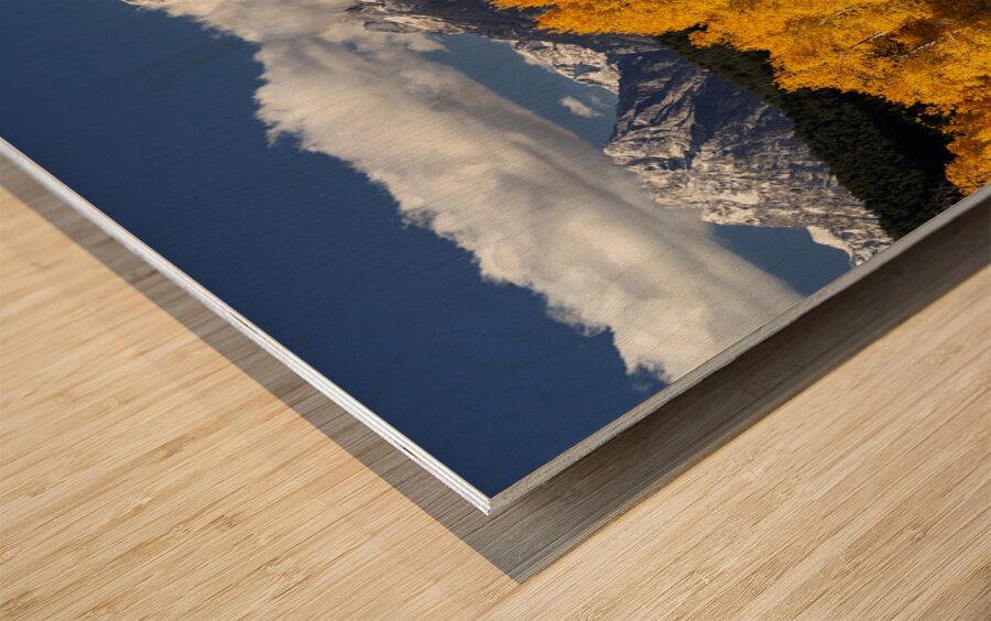 Fall In Wyoming Wood print