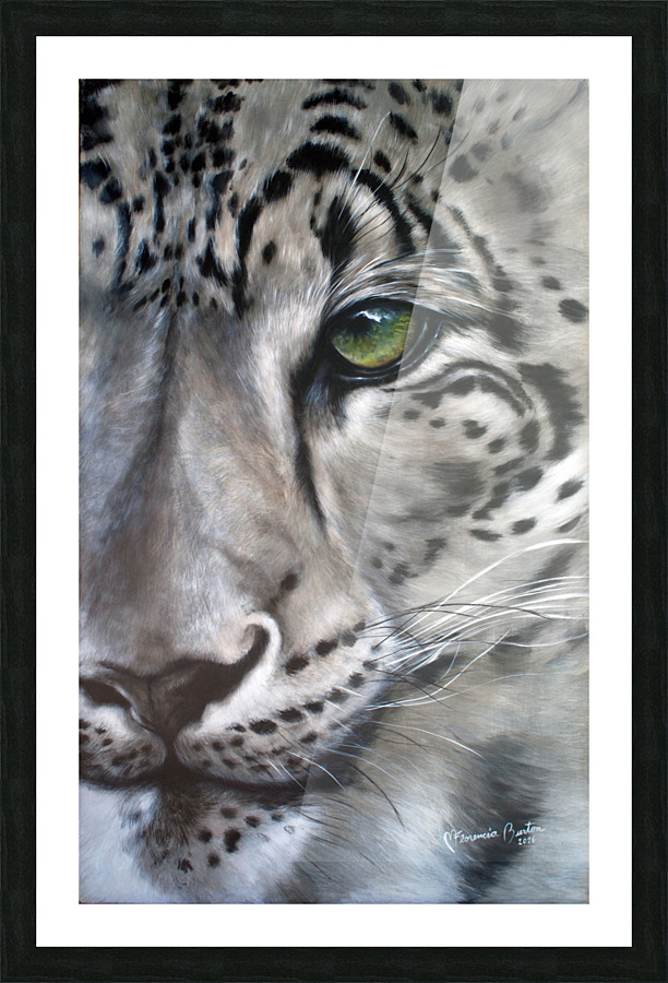 THE PURPOSE SNOW LEOPARD Picture Frame print