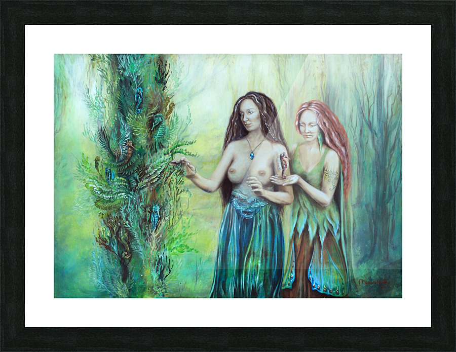 Isla Esmeralda Picture Frame print
