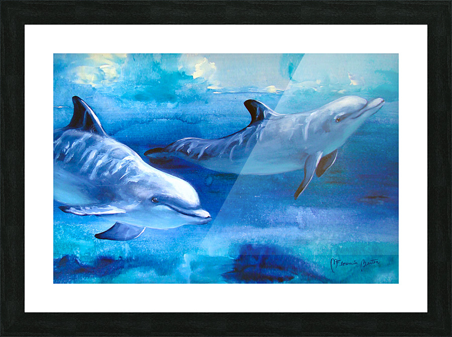 Flowing Picture Frame print