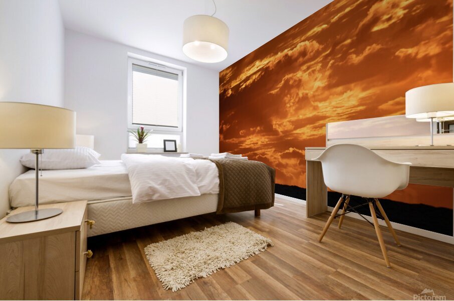 A Raw Afterglow Mural print