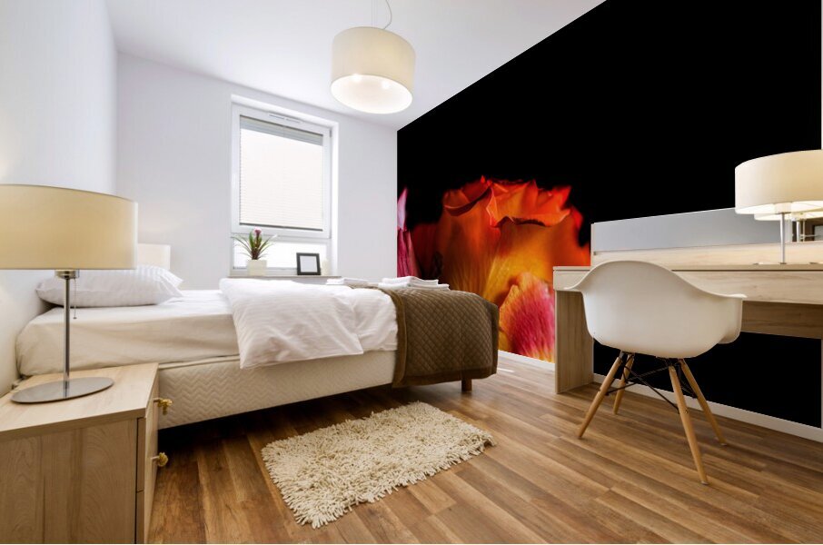 Fire in Bloom Mural print