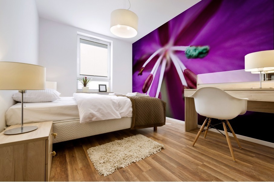 Fireweed Macro Mural print