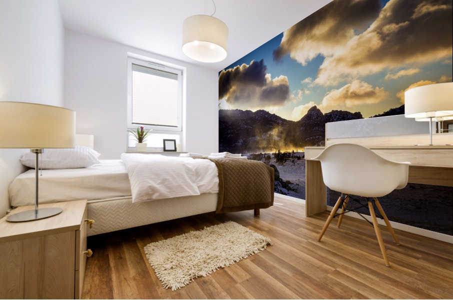 Snowsquall Mural print