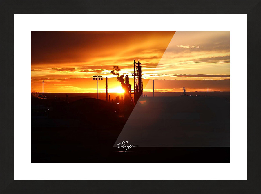 Lights Out Picture Frame print