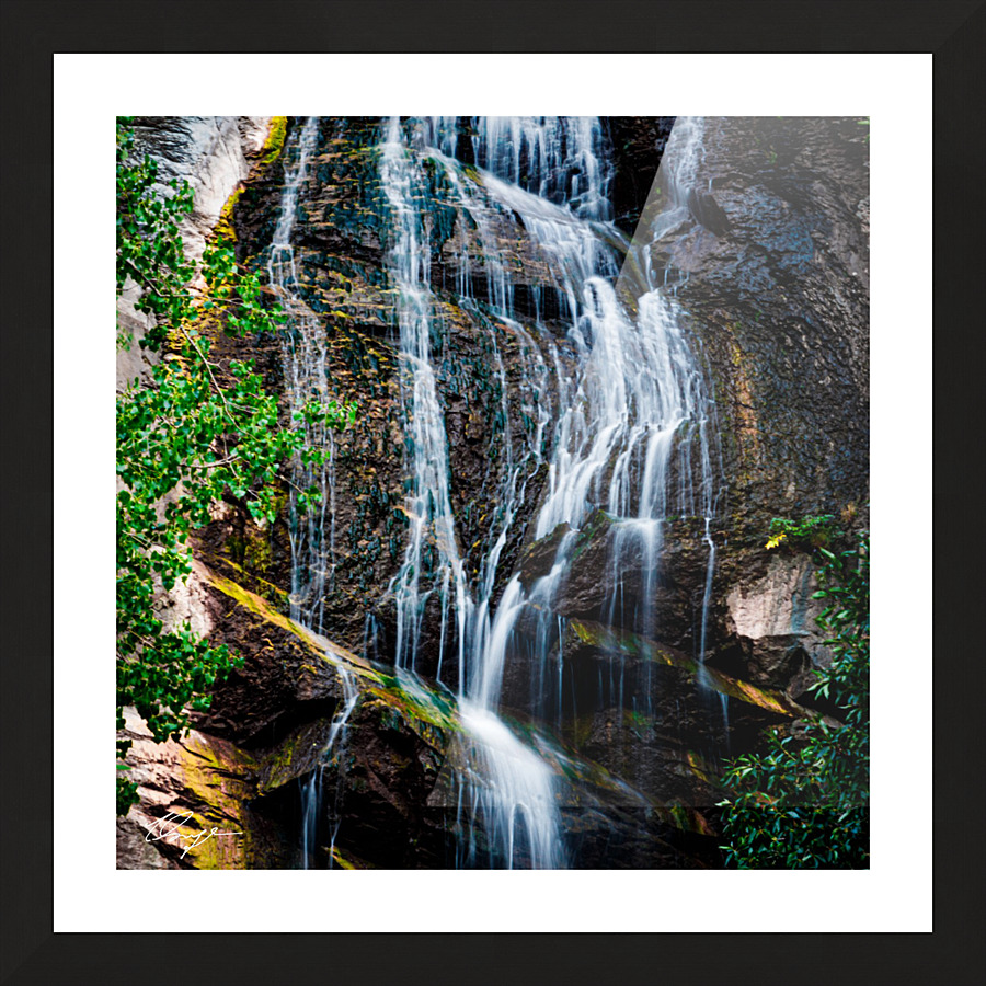 Bridal Veil Falls Picture Frame print