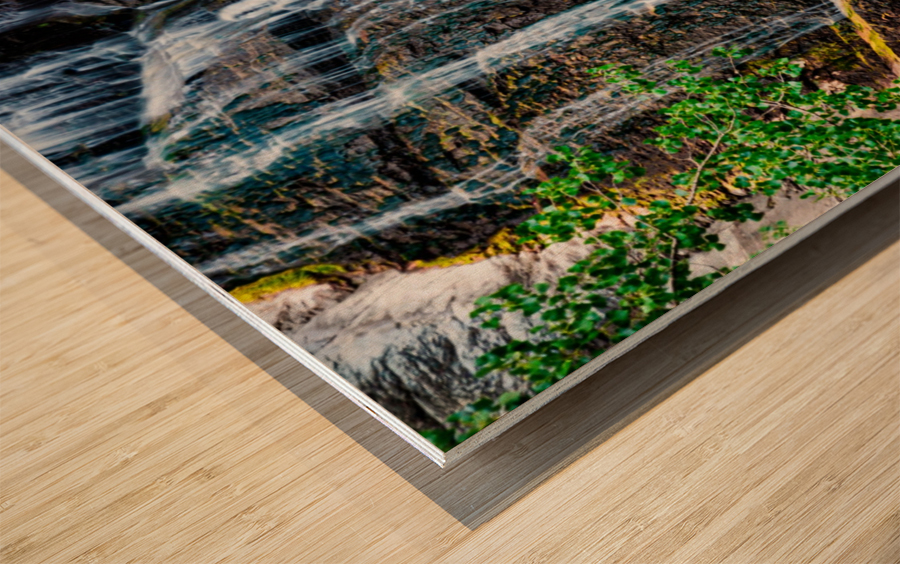 Bridal Veil Falls Wood print
